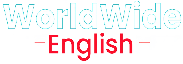 Texto de logo WorldWide English